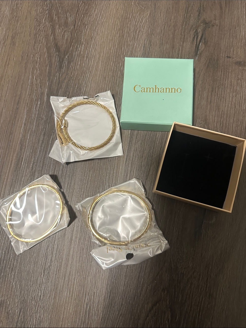 Gold Bangle Bracelet Set - Women Accessories